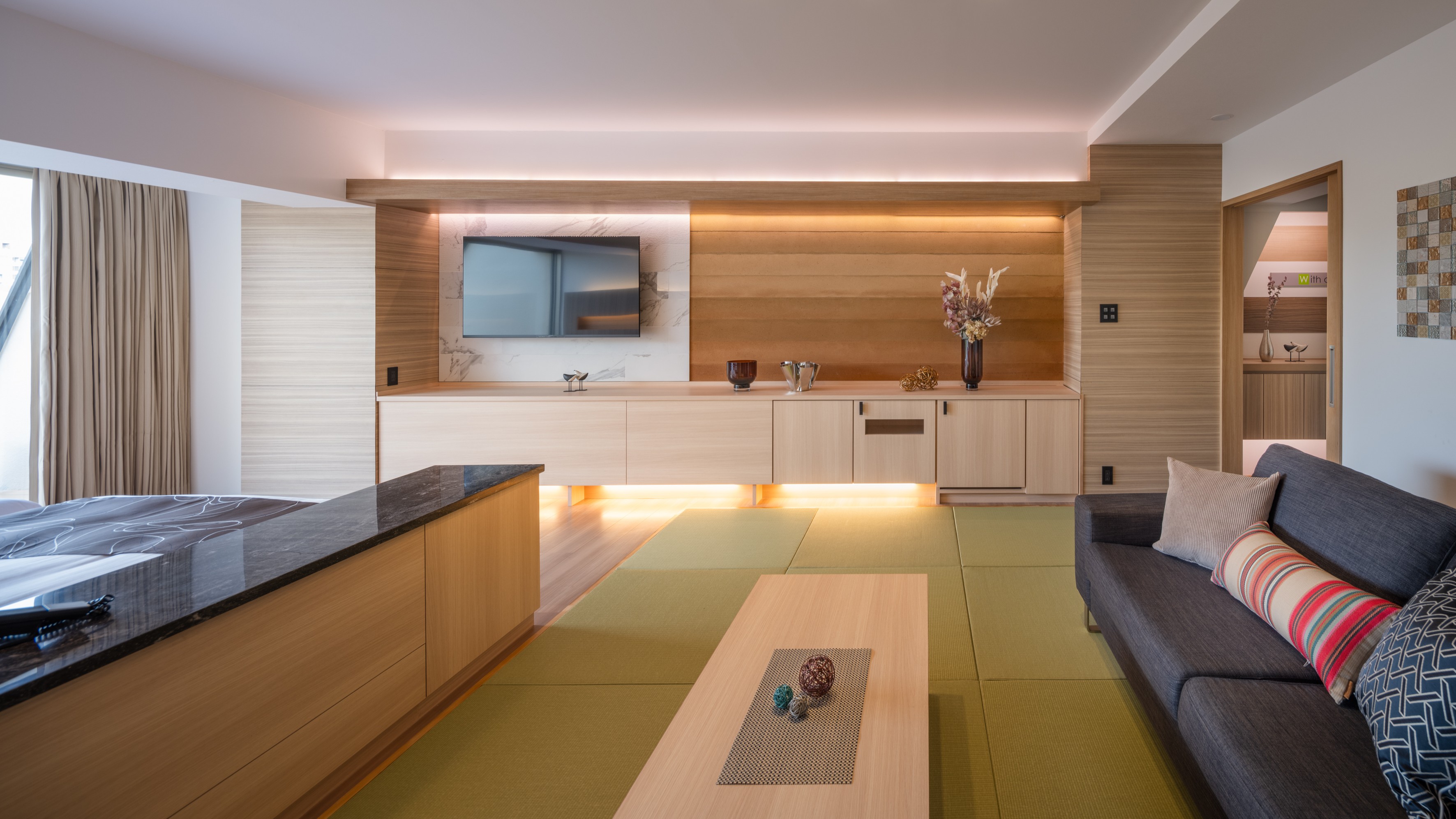 デラックス60㎡和洋室E（緑に抱かれる露天風呂）