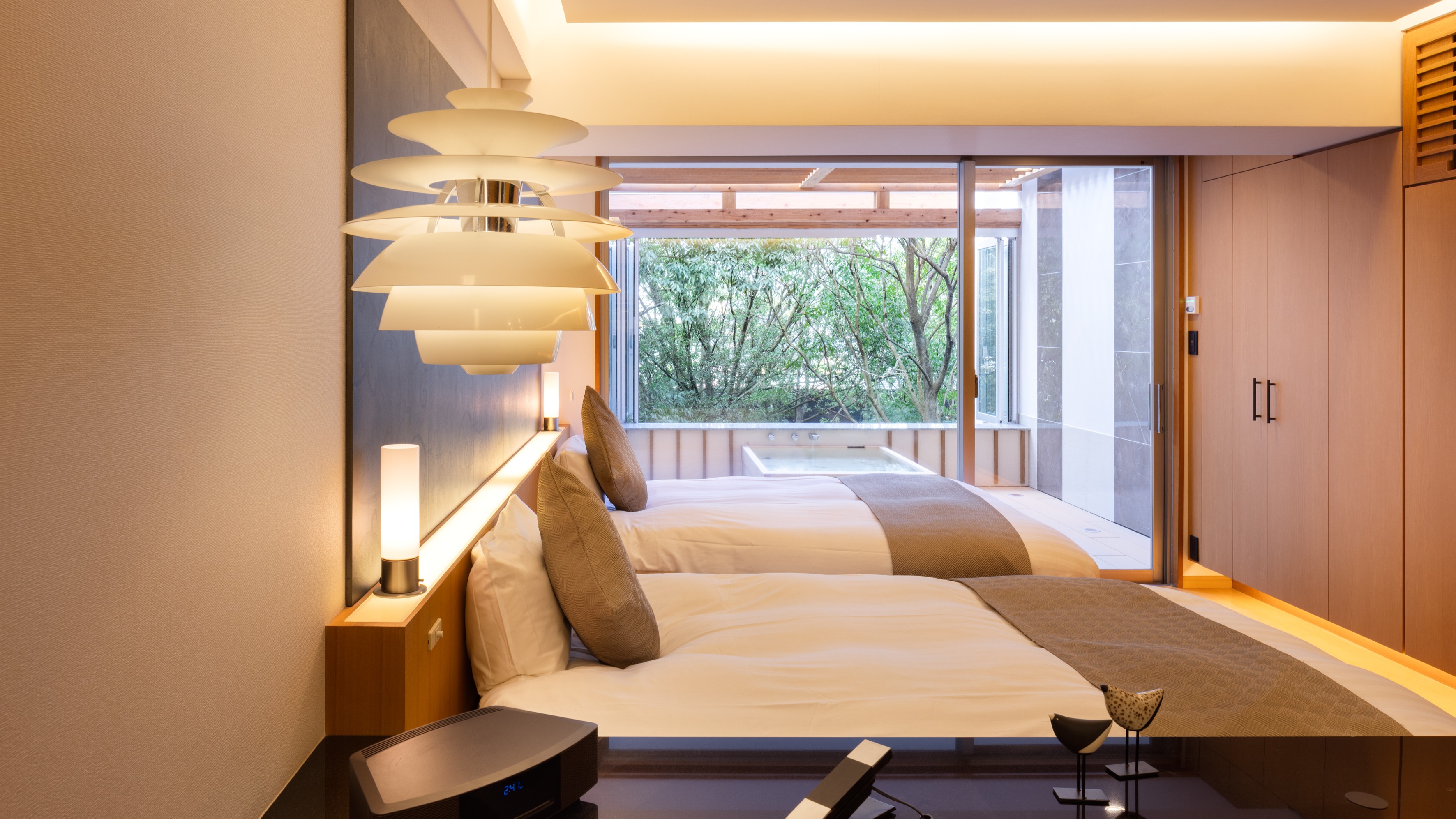 デラックス70平米和洋室C（ワイドひのき露天風呂ルーム）