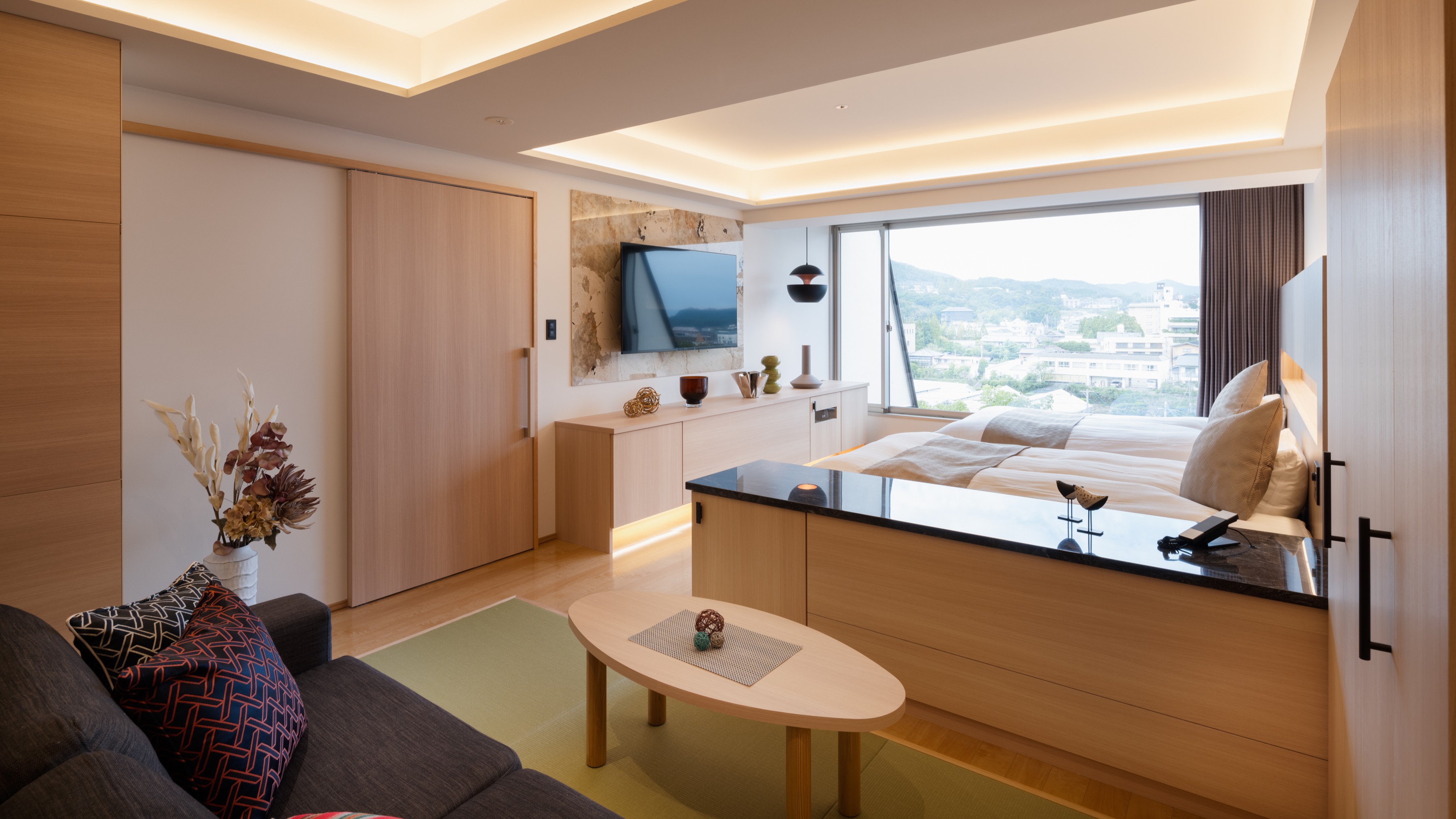 デラックス60平米A（ワイド露天風呂ルーム付）