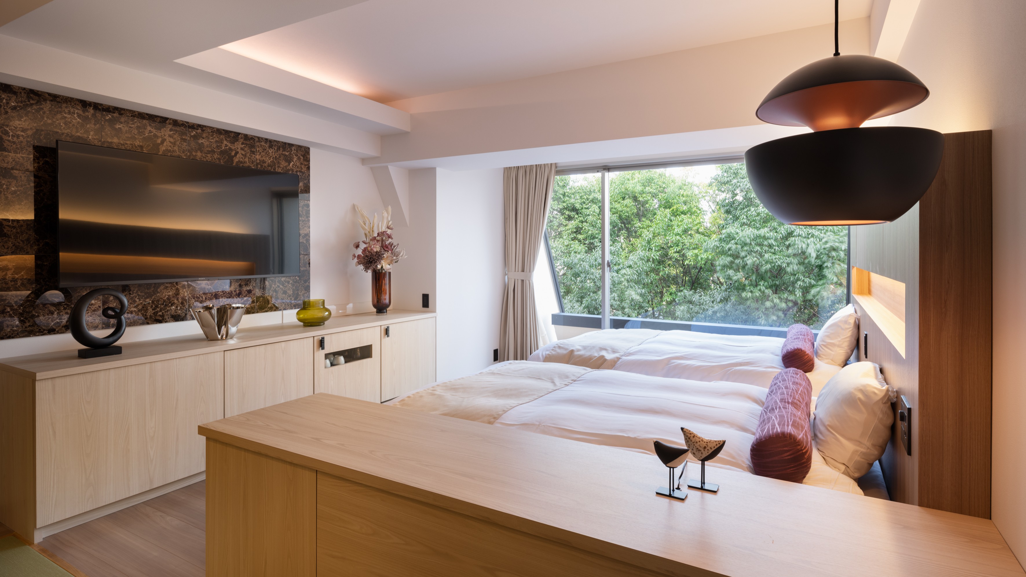 デラックス60㎡和洋室E（緑に抱かれる露天風呂）