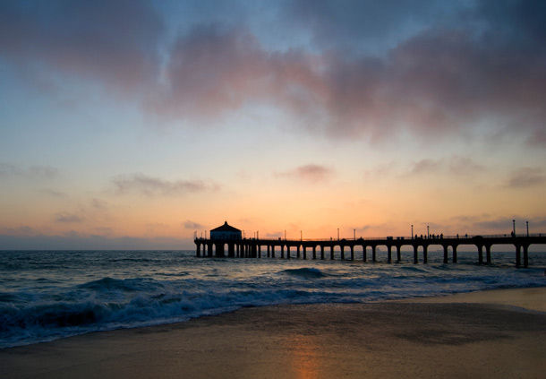 マンハッタンビーチの桟橋