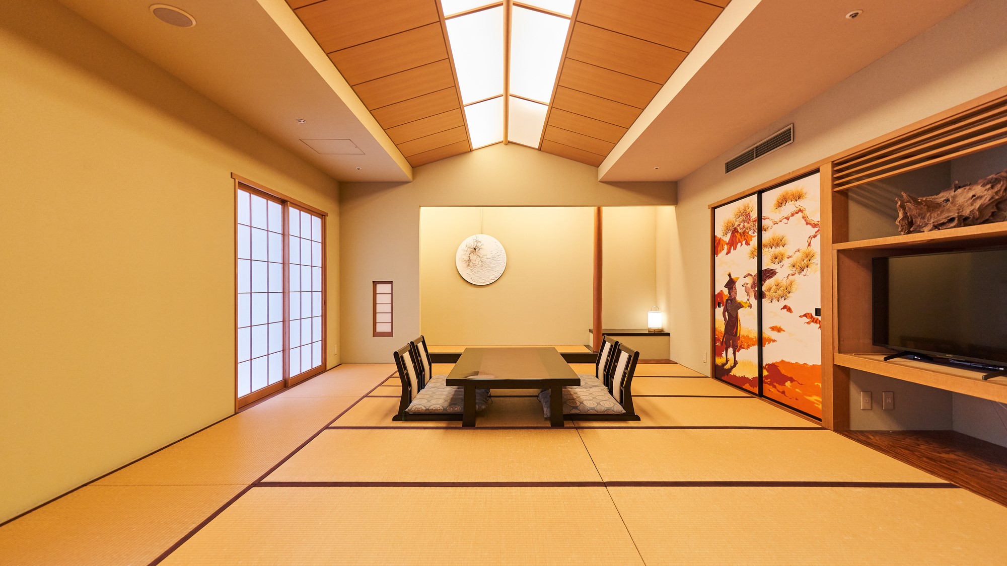 和室20畳 2名〜6名　新幹線側眺望