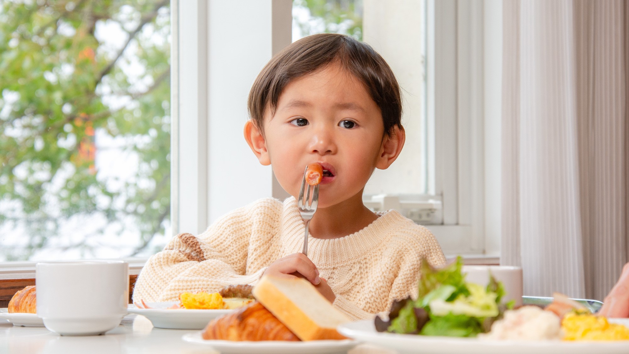 未就学のお子様は朝食無料です！