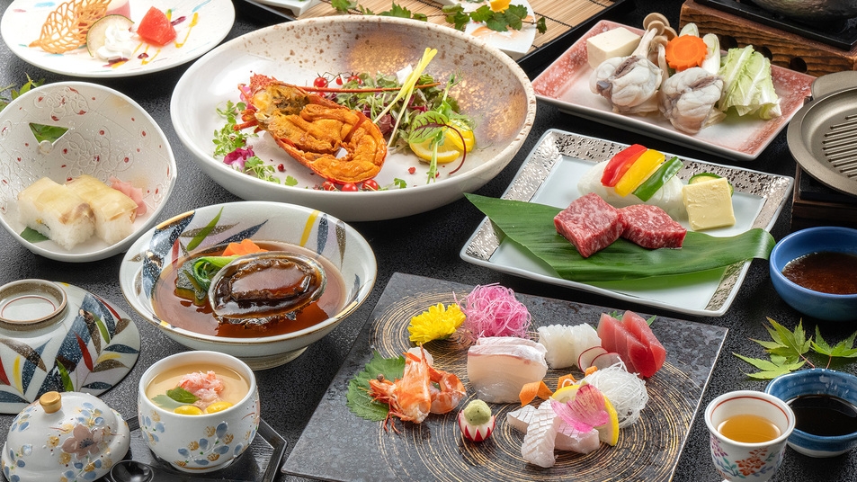 【春SALE】「特選なごみ会席 -春夏-」憧れの高級食材が大集合！食べきれない美味競演♪