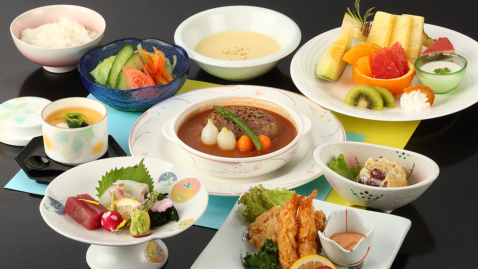 フルーツいっぱいお子様ランチ