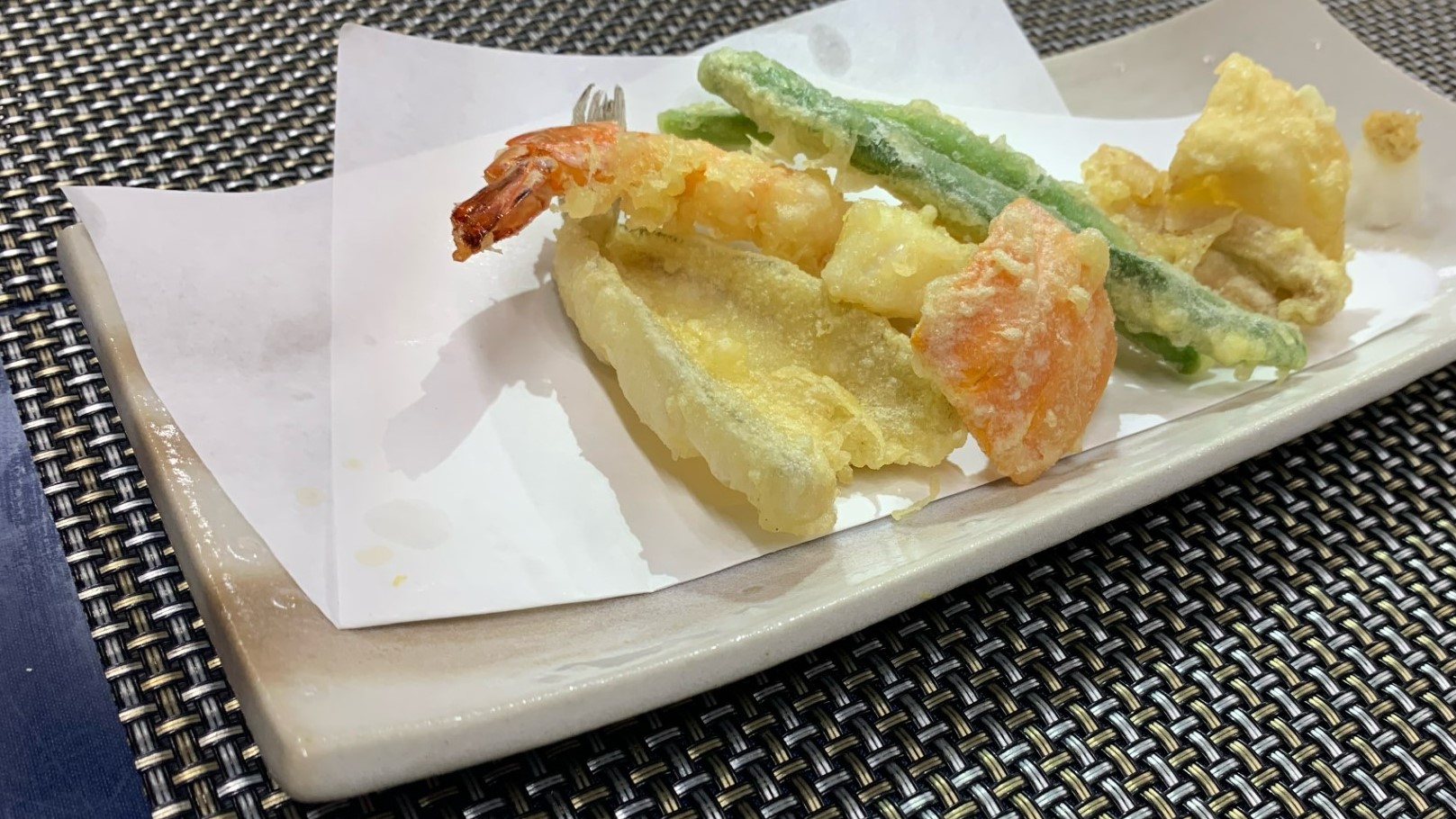定食セット天ぷら（夕食メニュー）