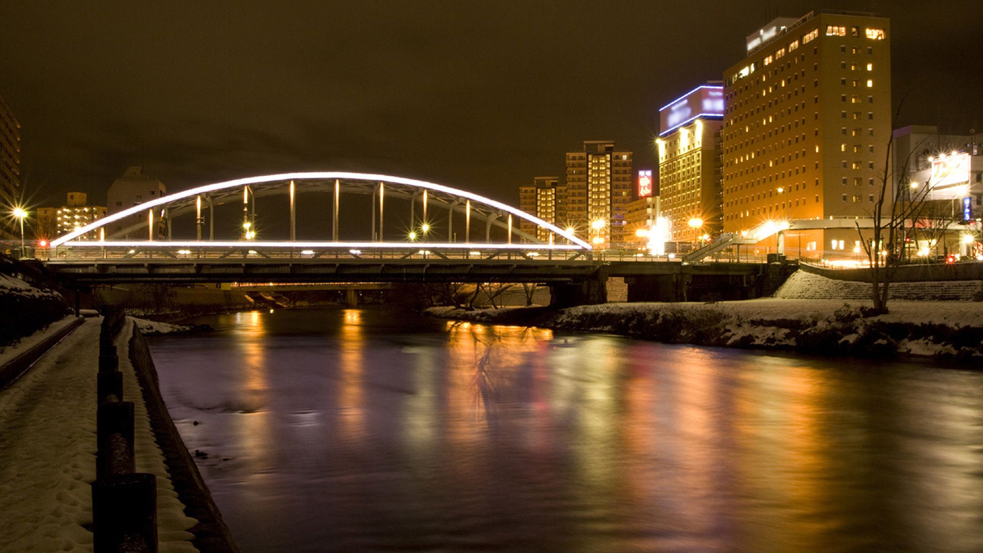 ◆開運橋のライトアップ