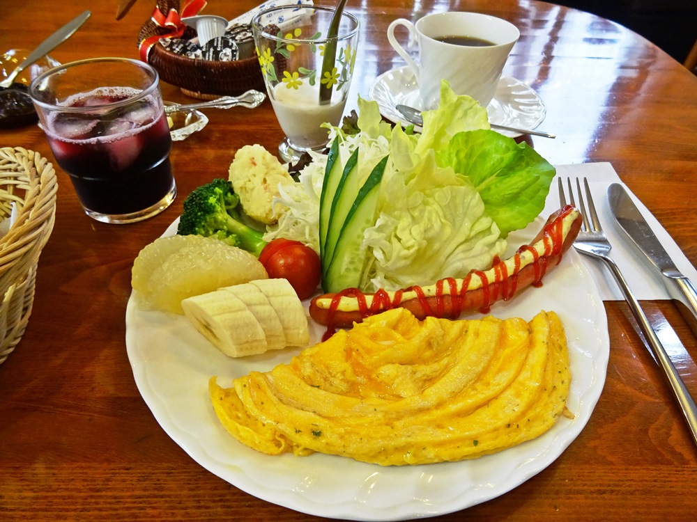 ペンション山三の朝食付き プラン