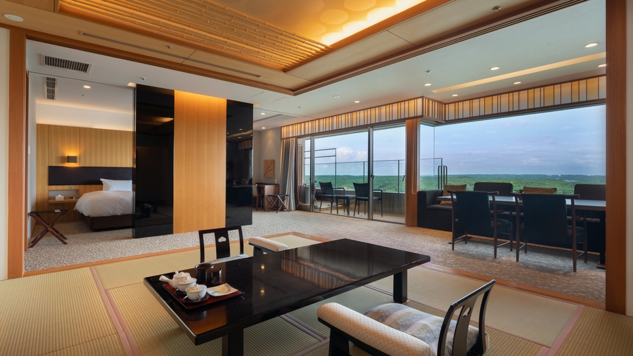 《4/1〜》【華陽棟最上階 特別室】お食事はお部屋食〜露天風呂付客室で優雅なひとときを〜【宝生会席】