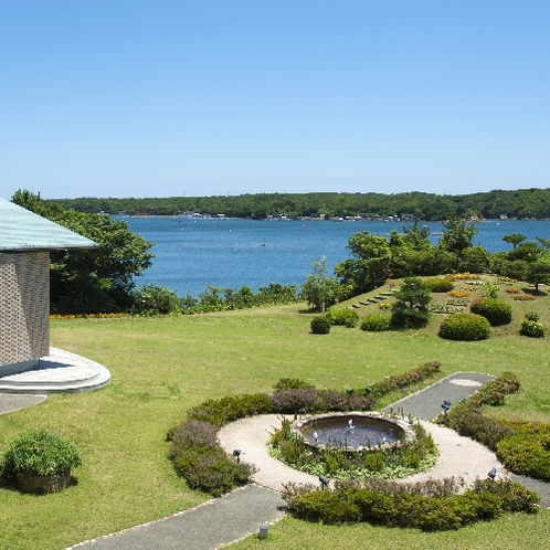 ■「サミット記念庭園」伊勢志摩サミット開催時に議長国会見場となりました。