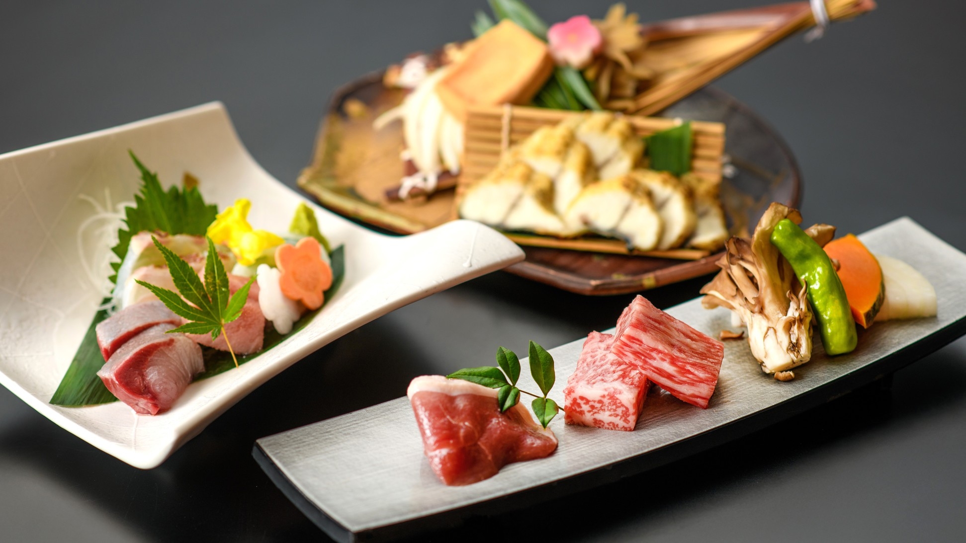 鰻のじゅんじゅん鍋＆近江牛陶板焼きがメインの冬会席