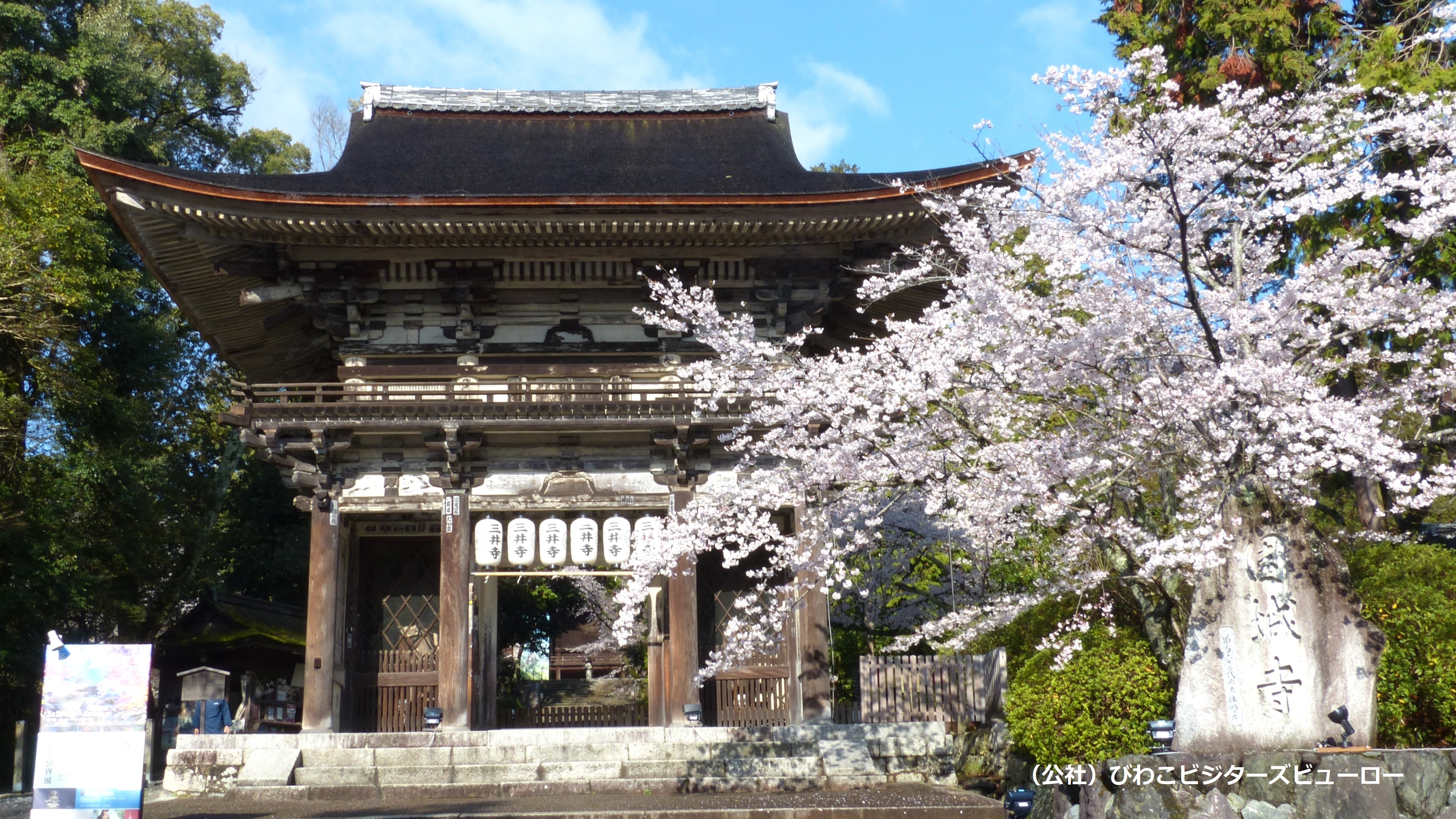 三井寺（雄山荘から車で約20分）