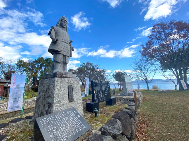 坂本城跡（雄山荘から車で約10分）