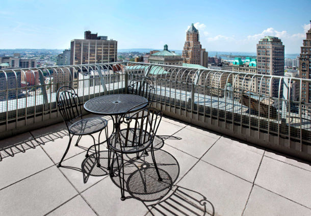 1ベッドルーム　テラススイート　バルコニー