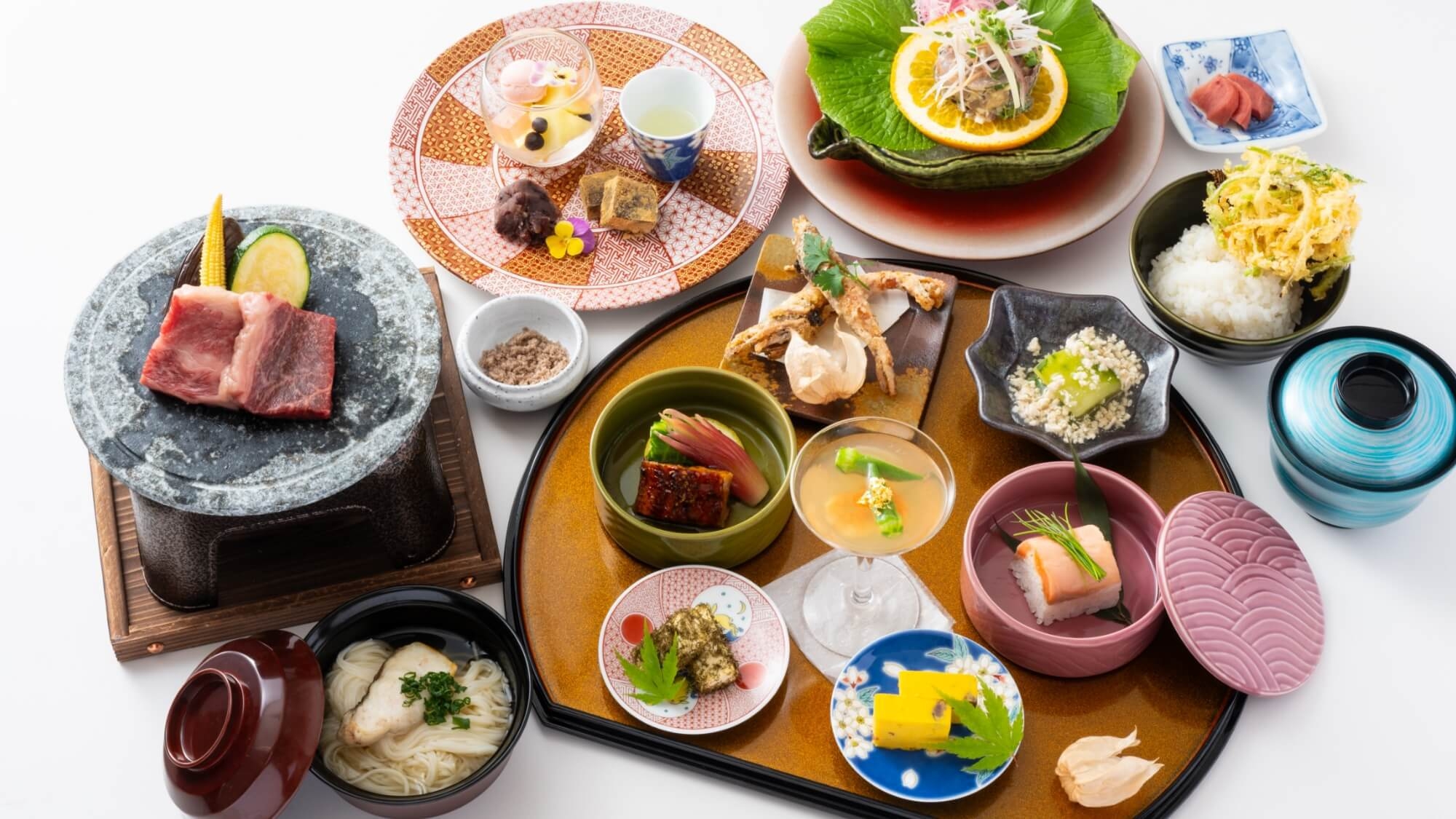 お子様半額！＜プール・花火・無添加アイス・天体観測＞里山でつくる夏の想い出★／夕食：月の兎会席