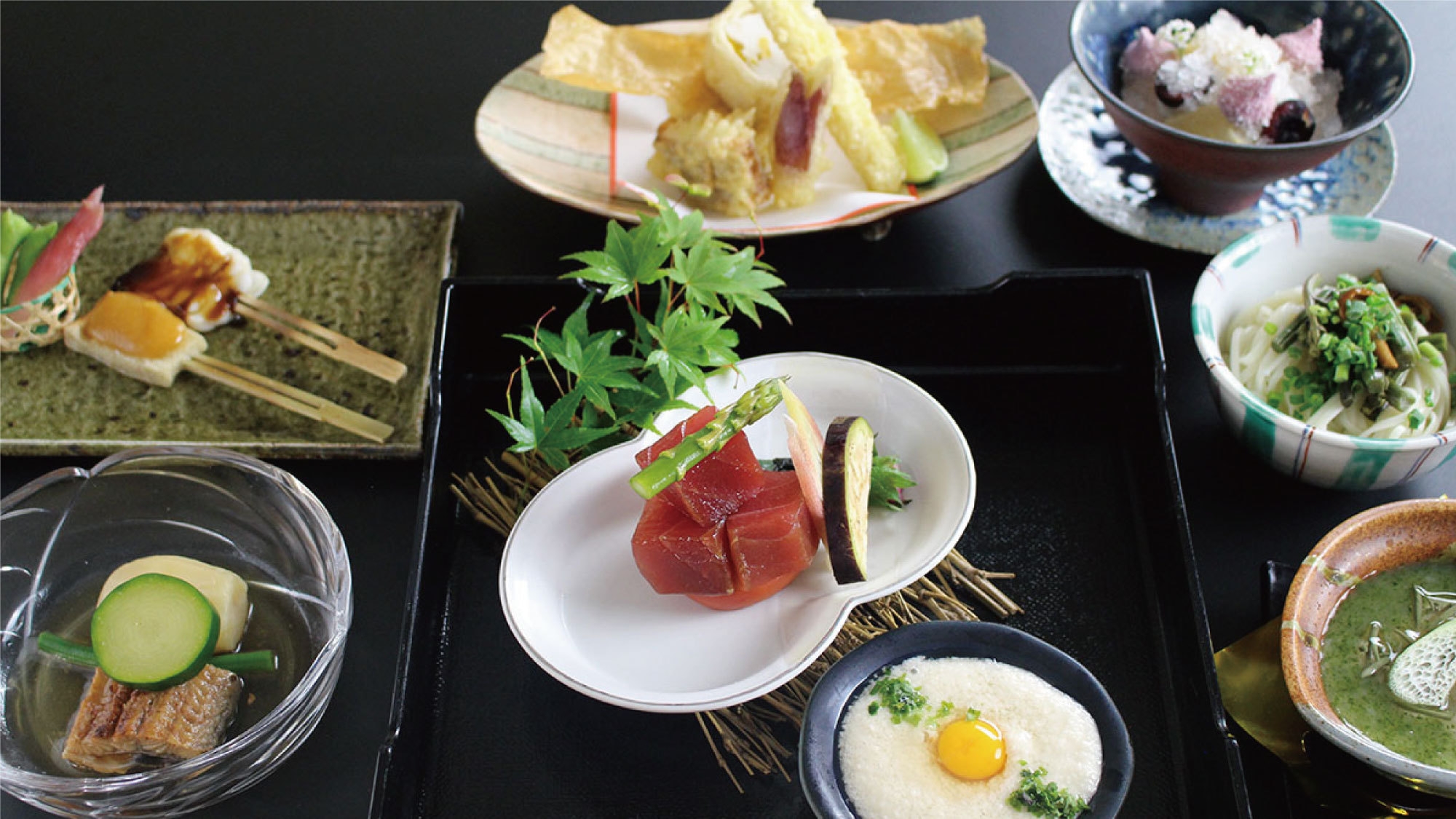 〈空の鏡の和会席〉伝統料理を五感で味わう夏〜富山湾の獲れたて魚介でつくる夏のごちそう〜