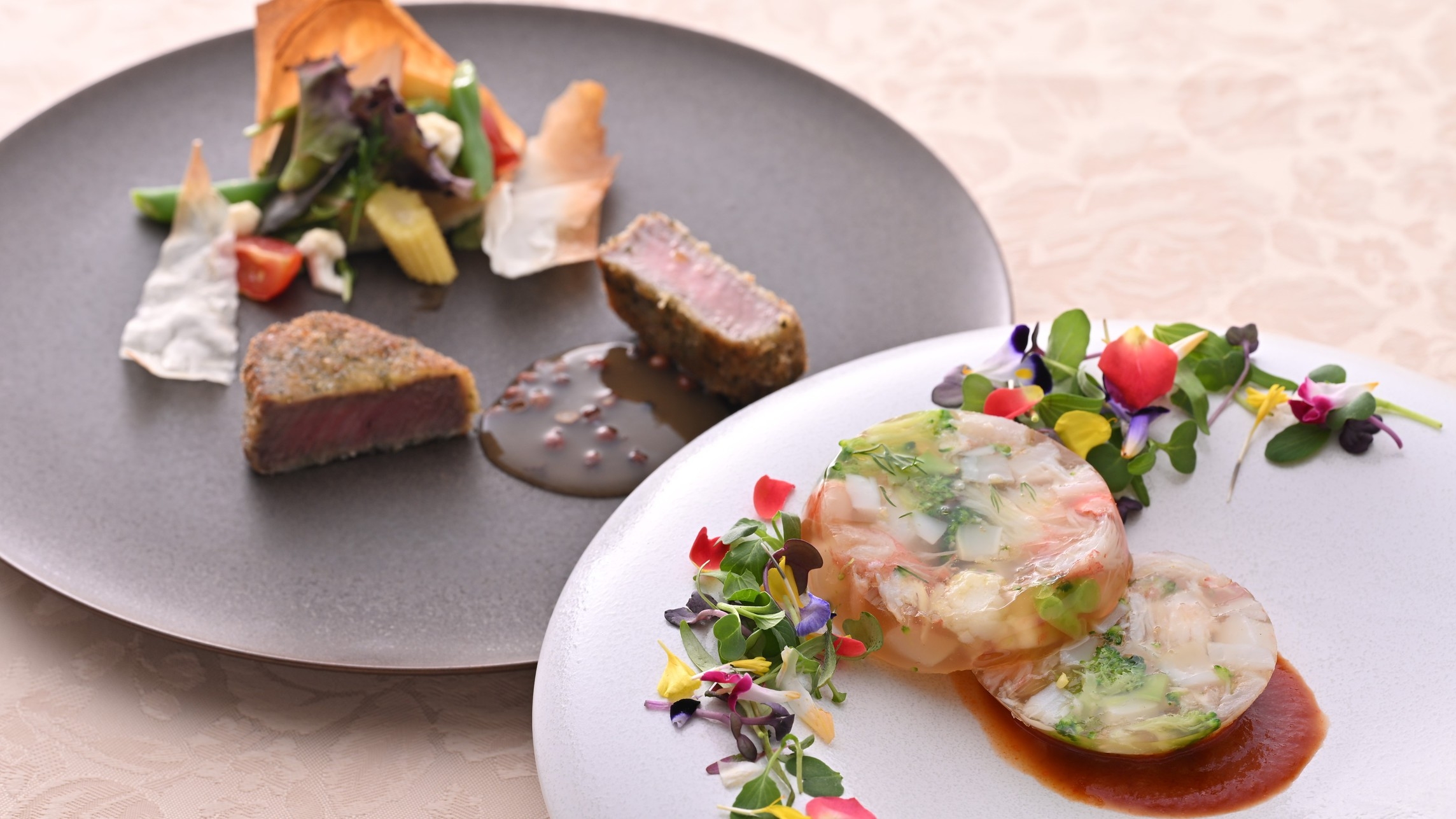 ＃特別な夜を彩る美食と夜景 ☆皇居の夜景とフレンチコースプラン ” S ” ☆ 2食付