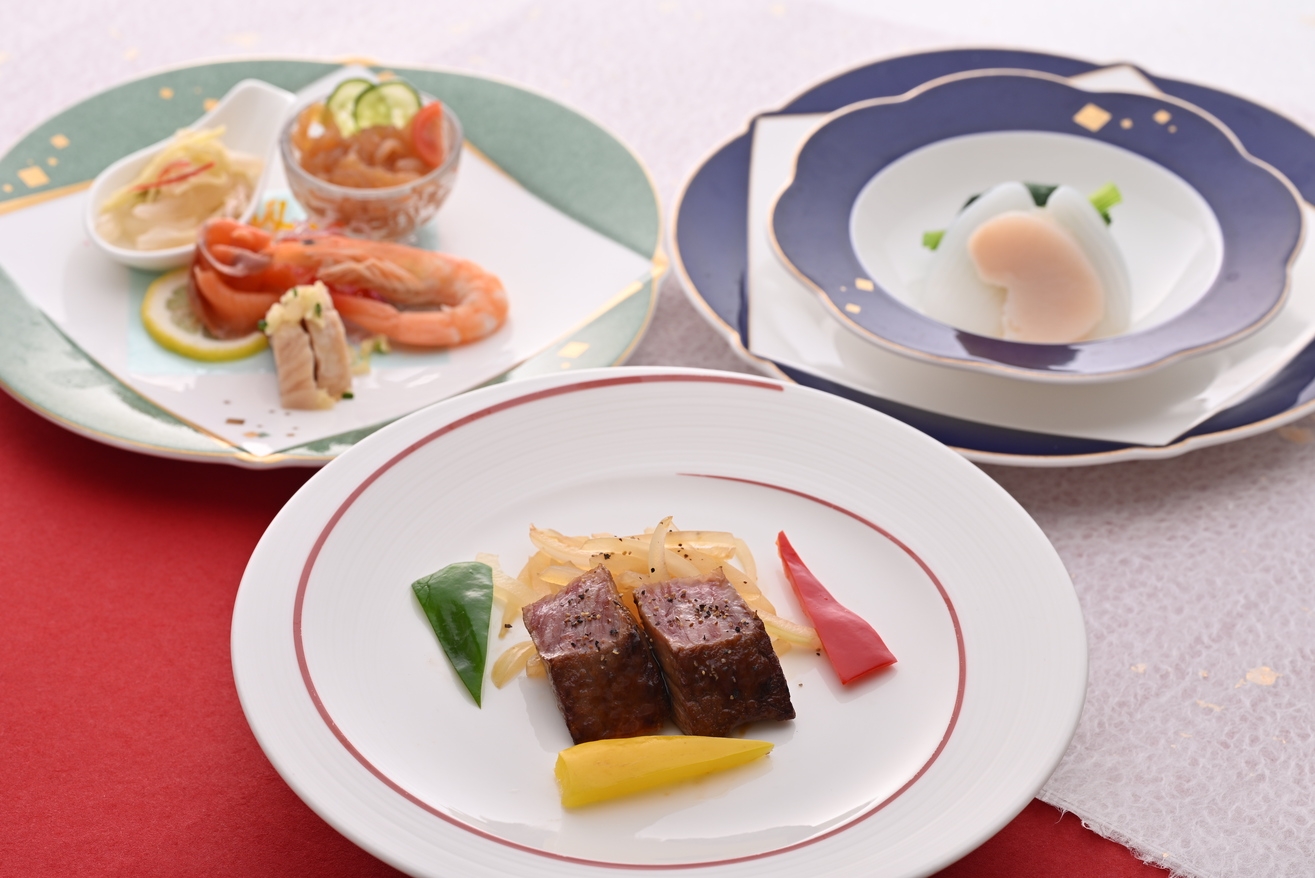 ＃煌めく夜景と美味しい中華 ☆ダイニングバーで愉しむ特選中華コースプラン ” A ”☆ 2食付