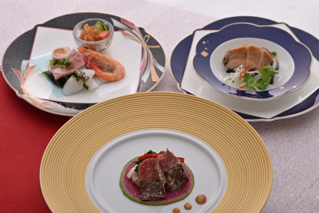 ＃手の届く贅沢を 鮑 国産牛 ☆ダイニングバーで愉しむ特選中華コースプラン ” S ”☆ 2食付