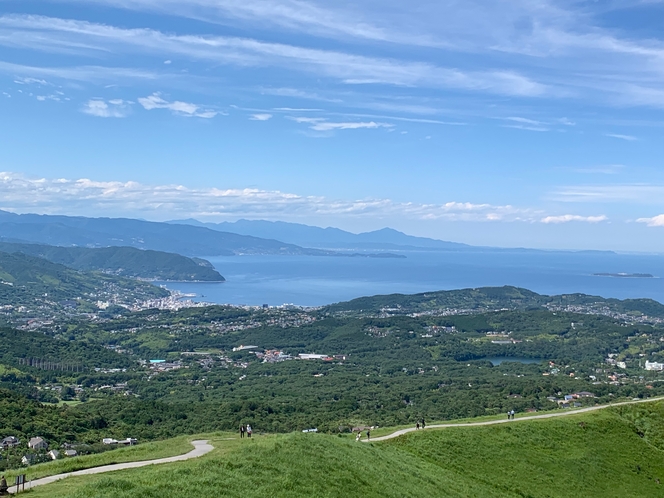 大室山　山頂より　