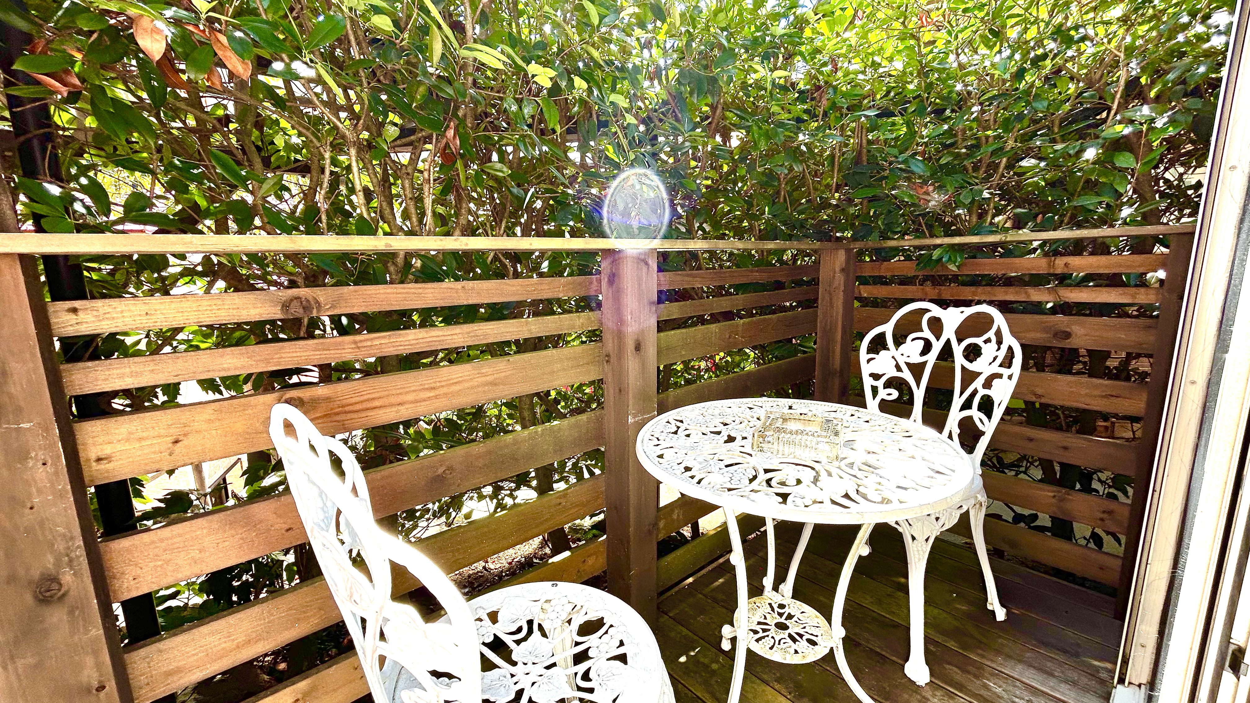 山荘　テラス①