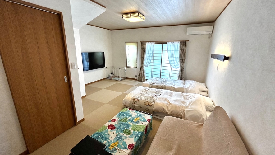 離れ 和月 入口から
