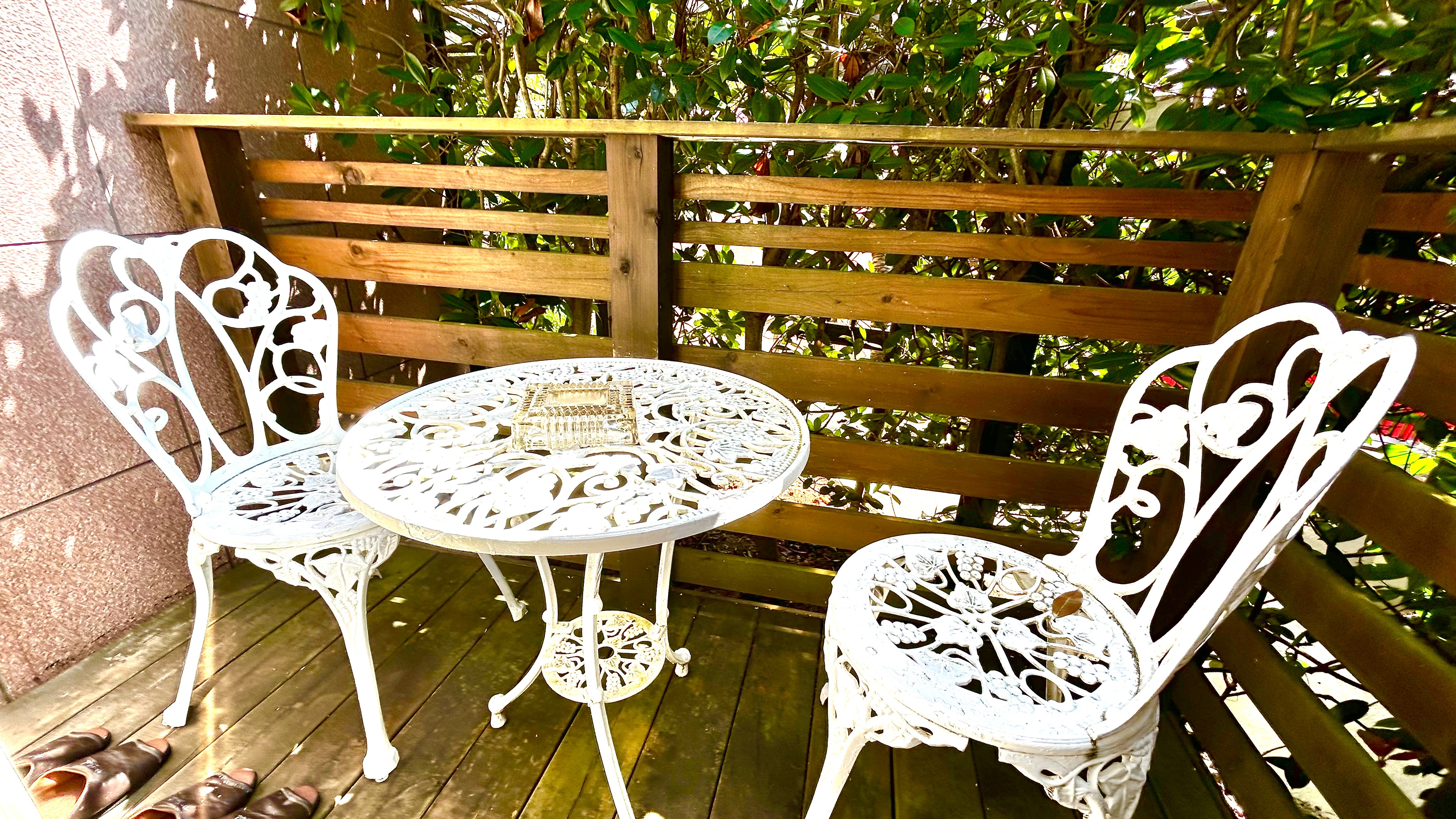 山荘　テラス②