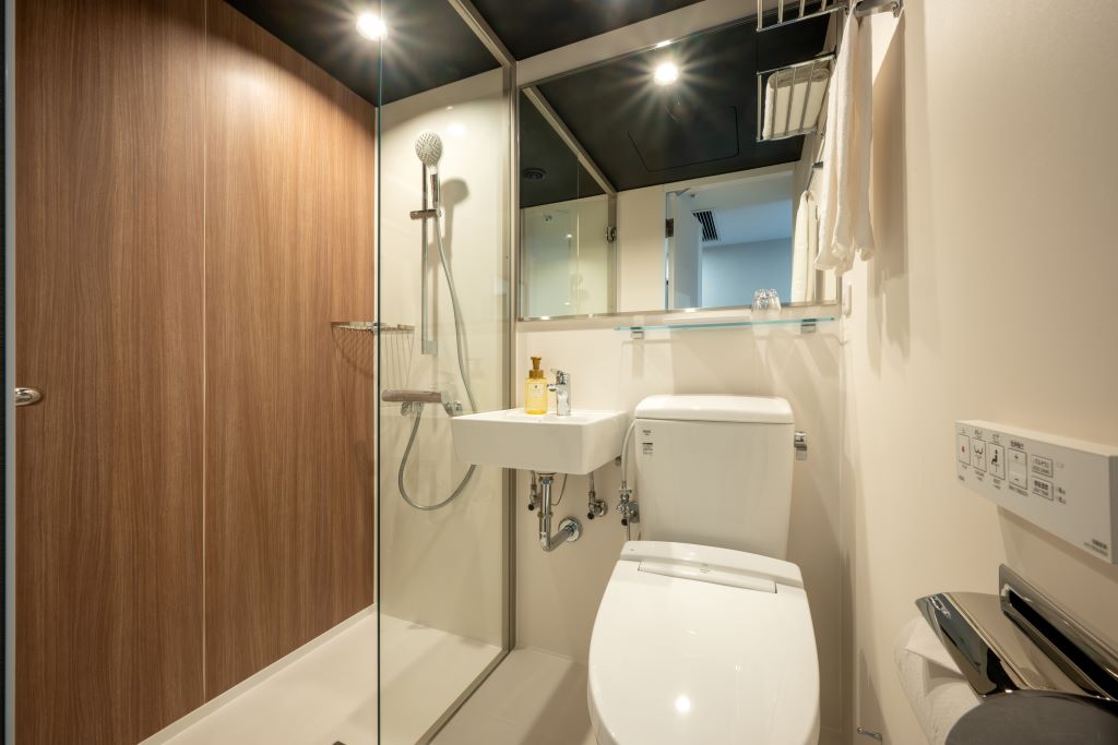 シングルルーム　シャワー室