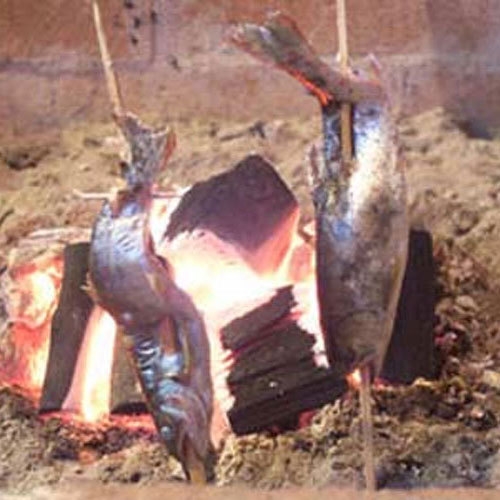 丹波篠山囲炉裏で串焼きプラン