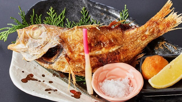 高級魚のどぐろ塩焼き付き 淡路島キッチン海峡ビュッフェ