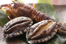 ＼＼カニをたらふく／／さらにイセエビ又はアワビをチョイス！◆宝来限定カニフルコース◆