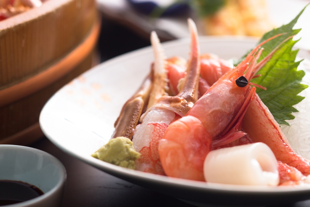 リーズナブルにカニを満喫！宝来のカニコース◆自家養殖の焼き牡蠣付き♪