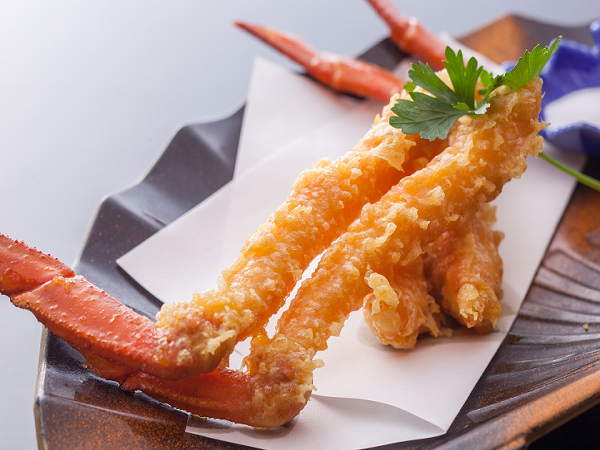 リーズナブルにカニを満喫！宝来のカニコース◆自家養殖の焼き牡蠣付き♪