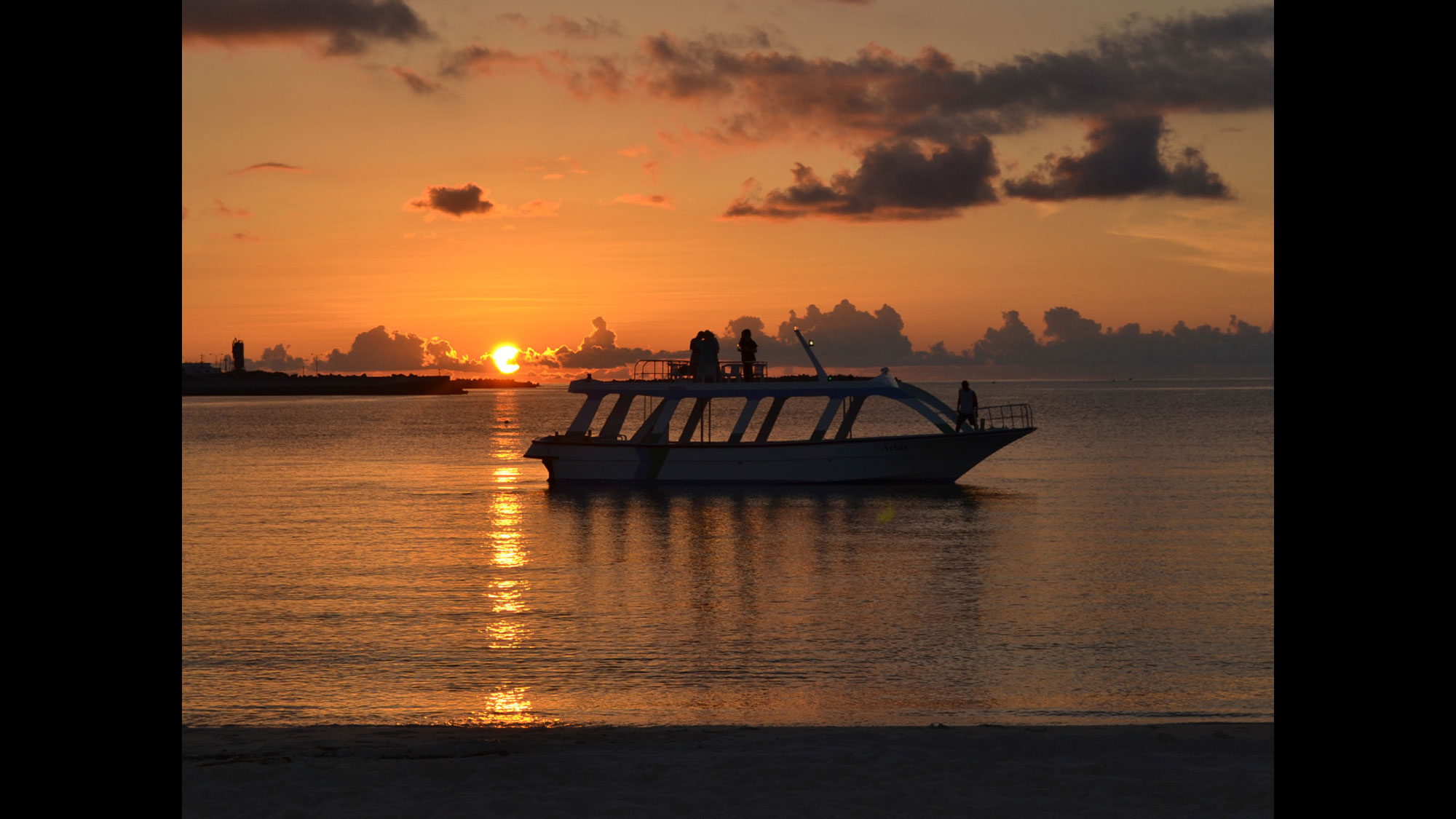 【周辺】茶花海岸の夕日