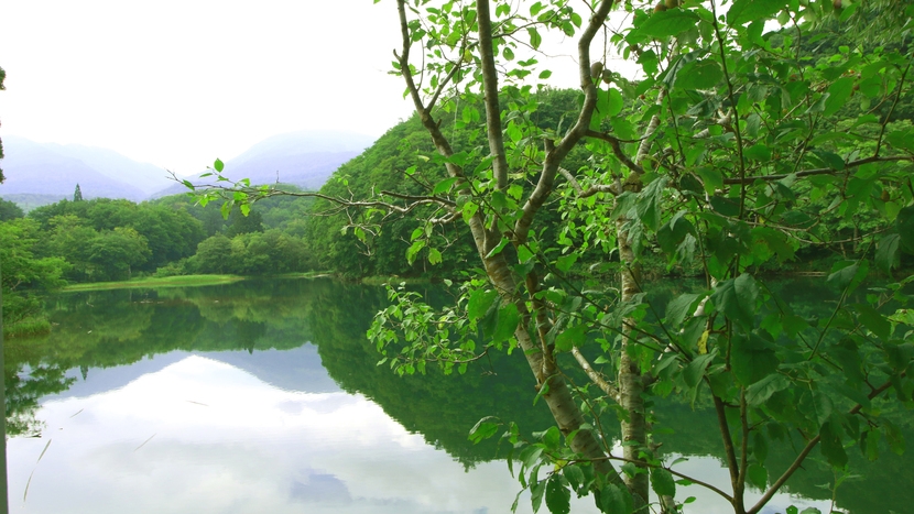 【朝食付】爽やかな月山の朝を楽しむ★五色沼を望む展望温泉と地元食材の和定食で元気に！《平日限定》