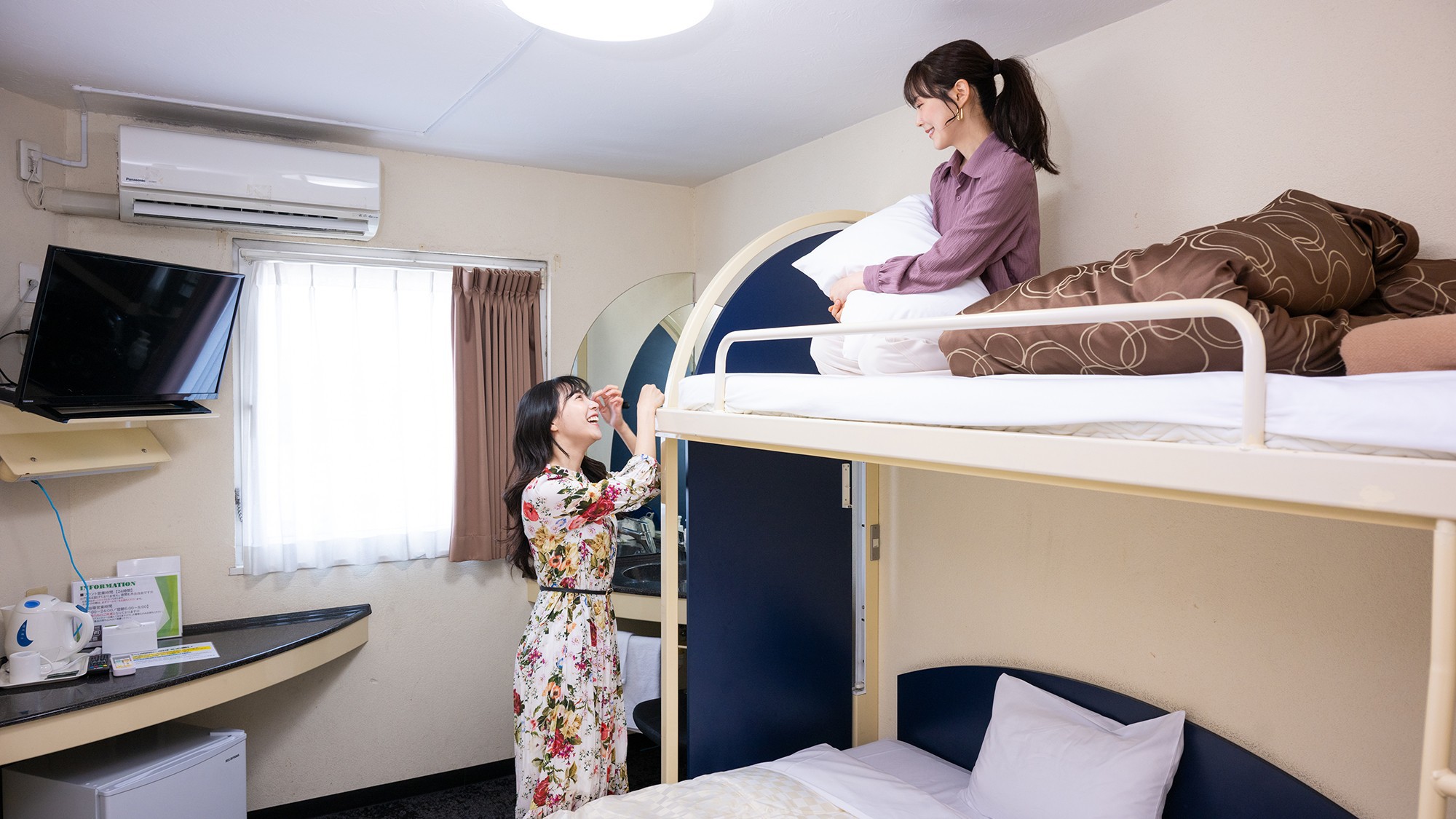 【客室】全室広々クイーンベッド