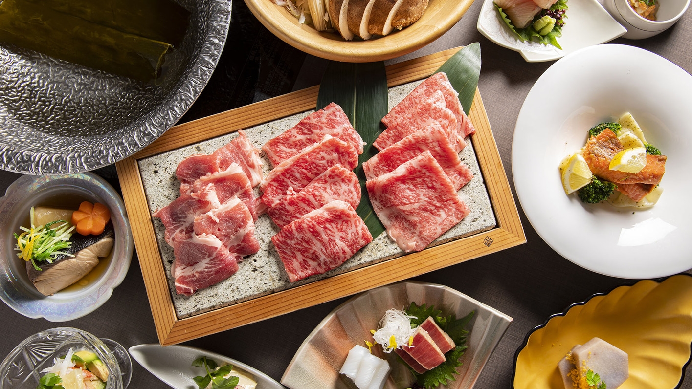 【個室食事】栃木ブランド肉や朝採れ野菜で作る贅沢鍋がメインの結坐会席