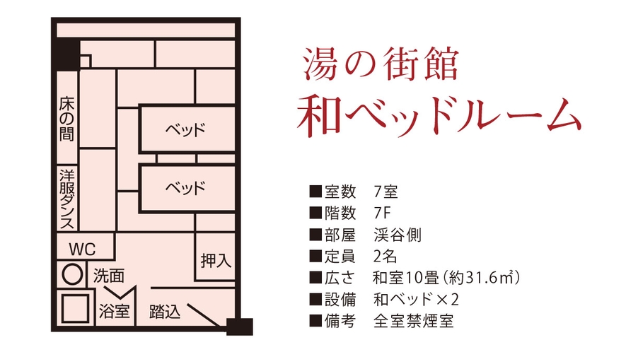 ■湯の街館　和ベッドルーム