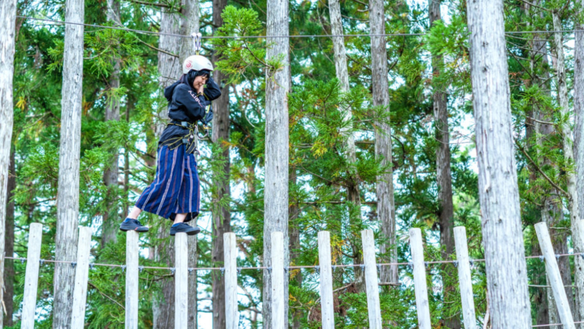 ＊【ウッドアドベンチャー郡上＆巨大迷路】当館より車で10分