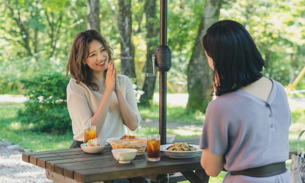 *【OWL(パスタ)】広々とした草原を眺めながらのランチタイム 