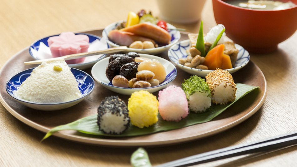 サービス「健康お豆の朝食膳」~御宿泊者さまにお豆をふんだんに使った無料朝食をどうぞ!:詳細用