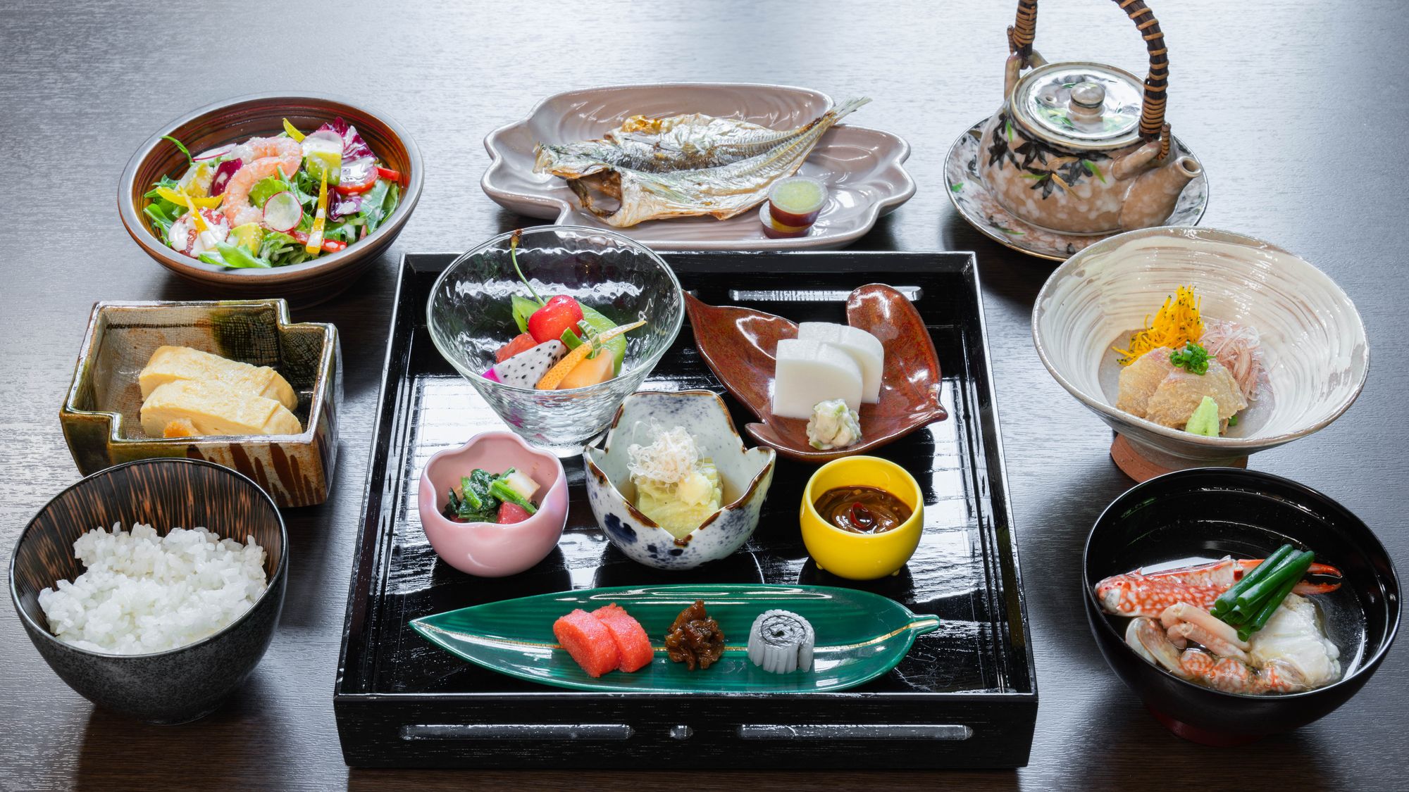 森の泉和朝食