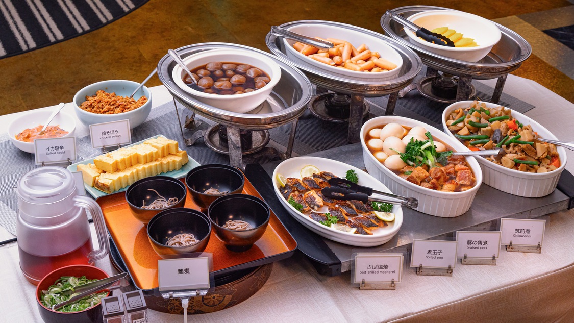 朝食ビュッフェ　メニュー例