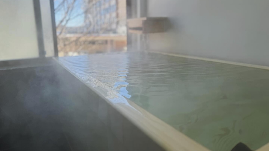 【１階】かけ流し温泉檜風呂付ツインルーム！2024年リニューアルしました！