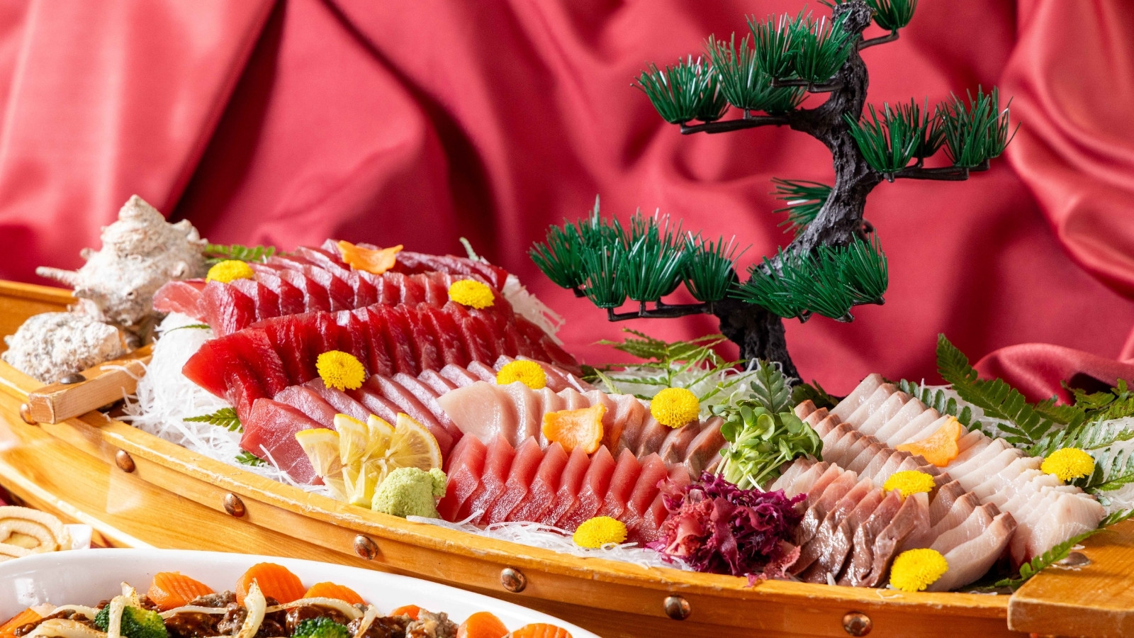 夕食バイキング一例