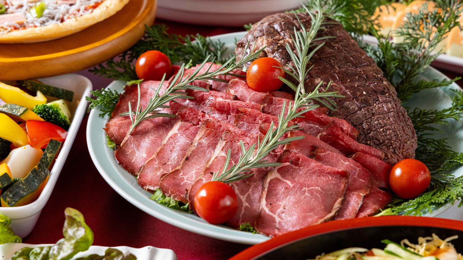 夕食バイキング