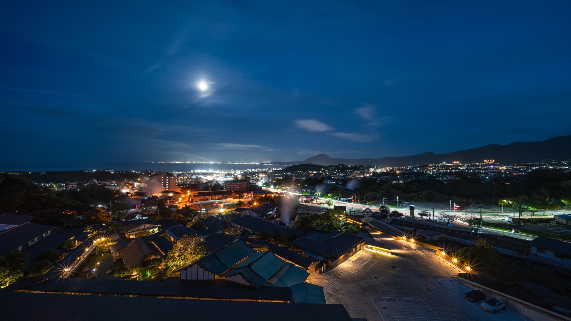 大浴場 夜景