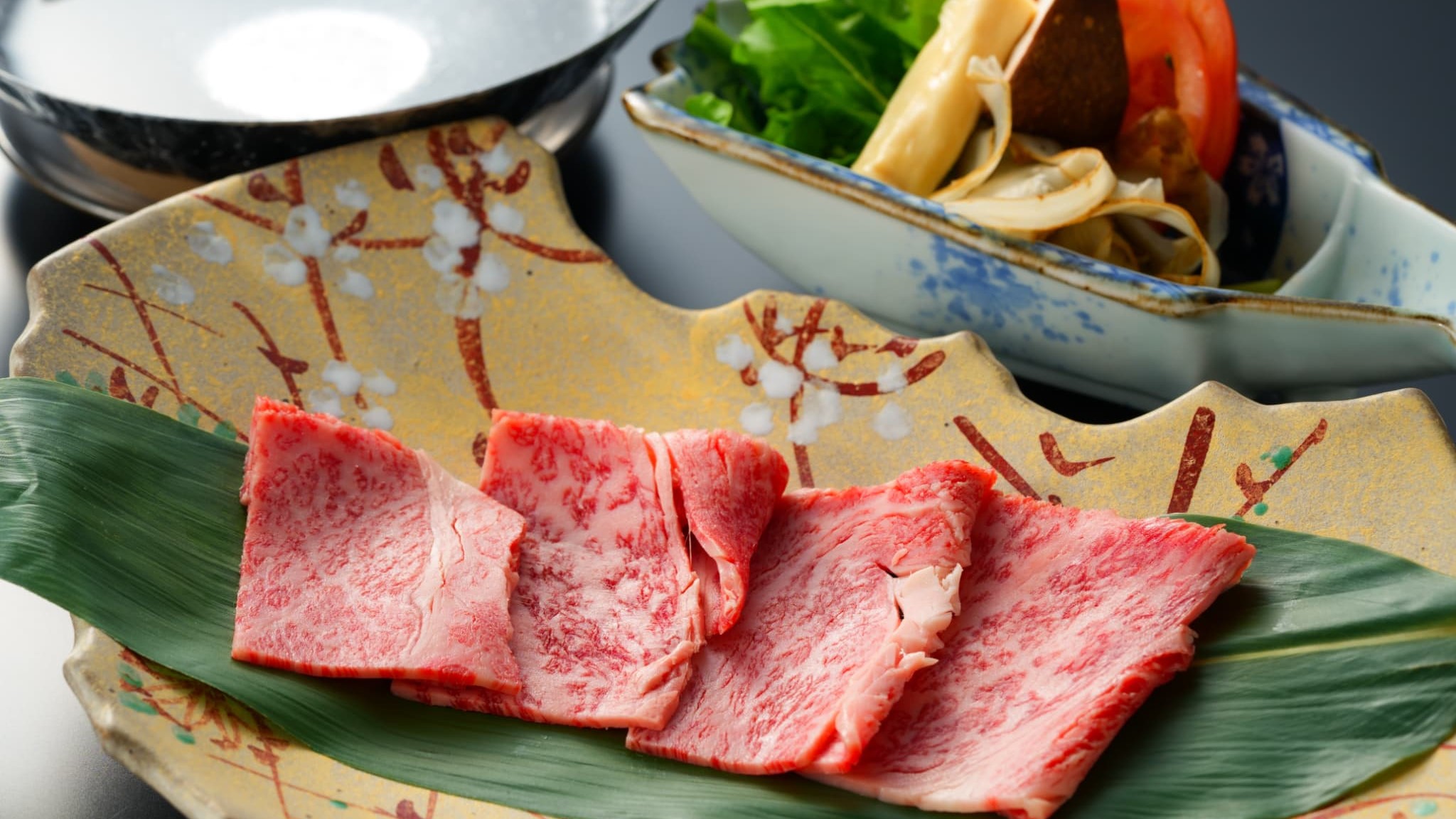 和懐石　黒毛和牛のしゃぶ
