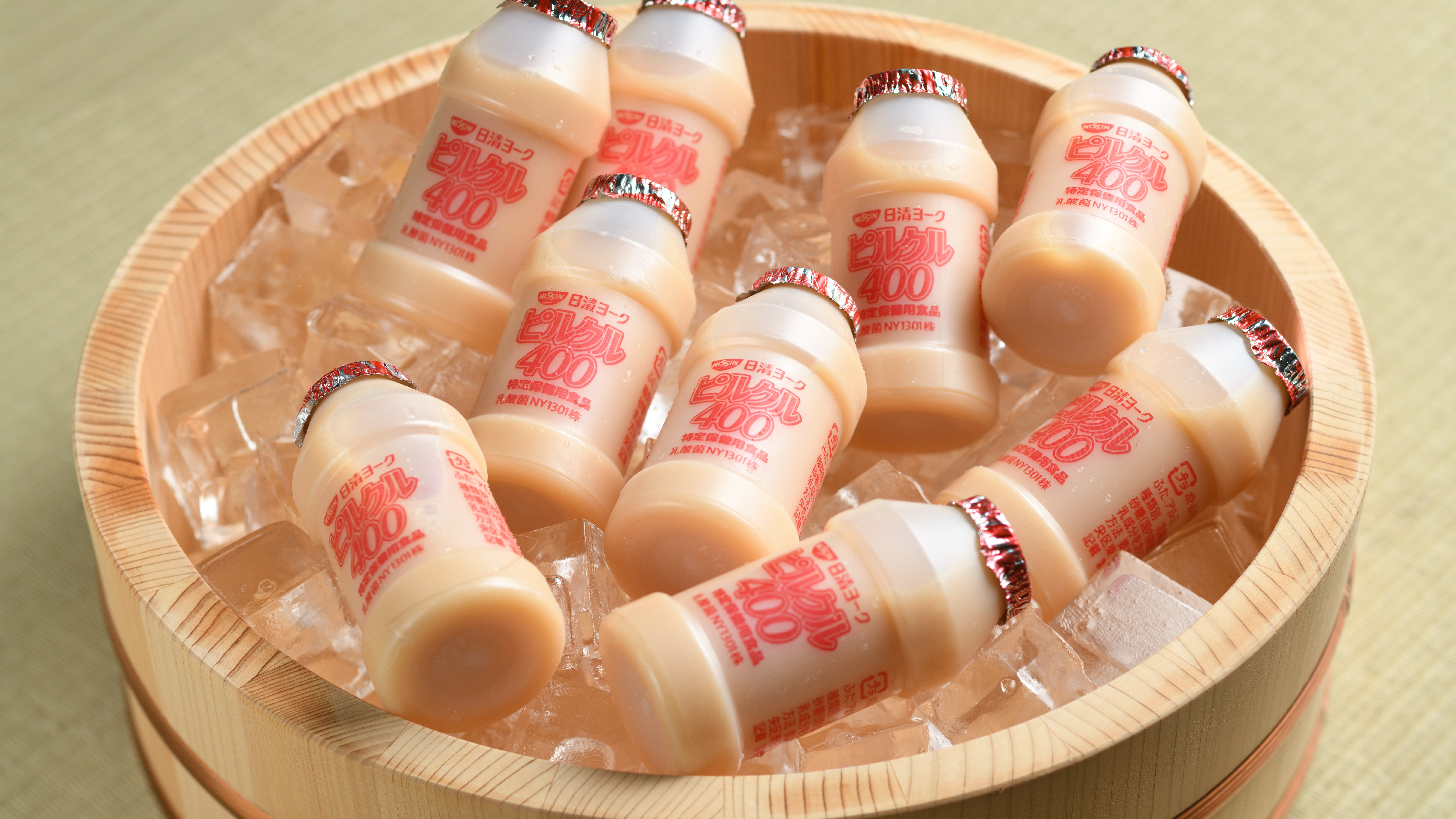 【無料サービス(例)】朝の湯上がりサービスは乳酸菌飲料をご提供しております