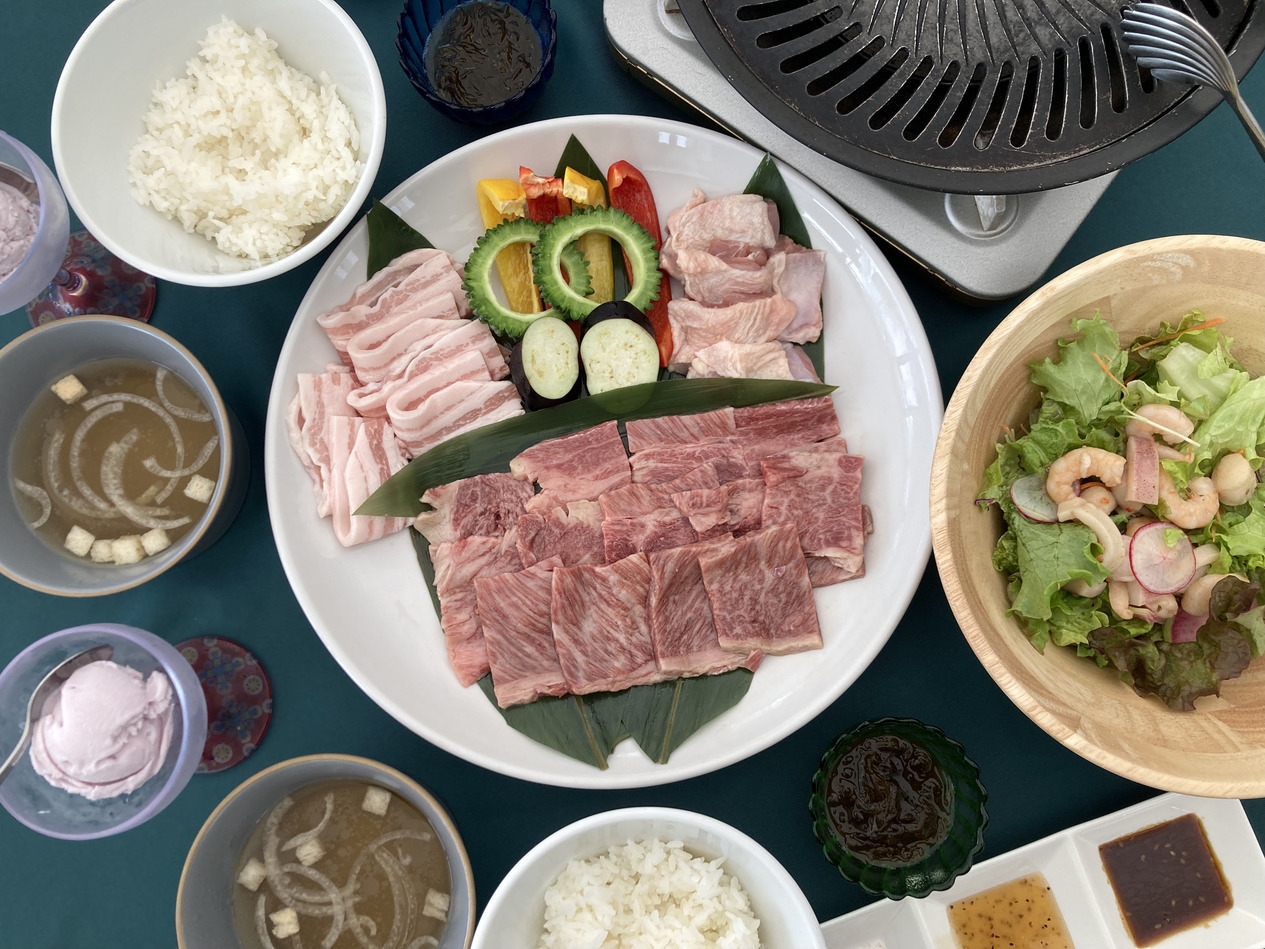 贅沢BBQディナー！沖縄県産和牛“山城牛”でワンランク上のBBQ満喫プラン♪／夕朝食付